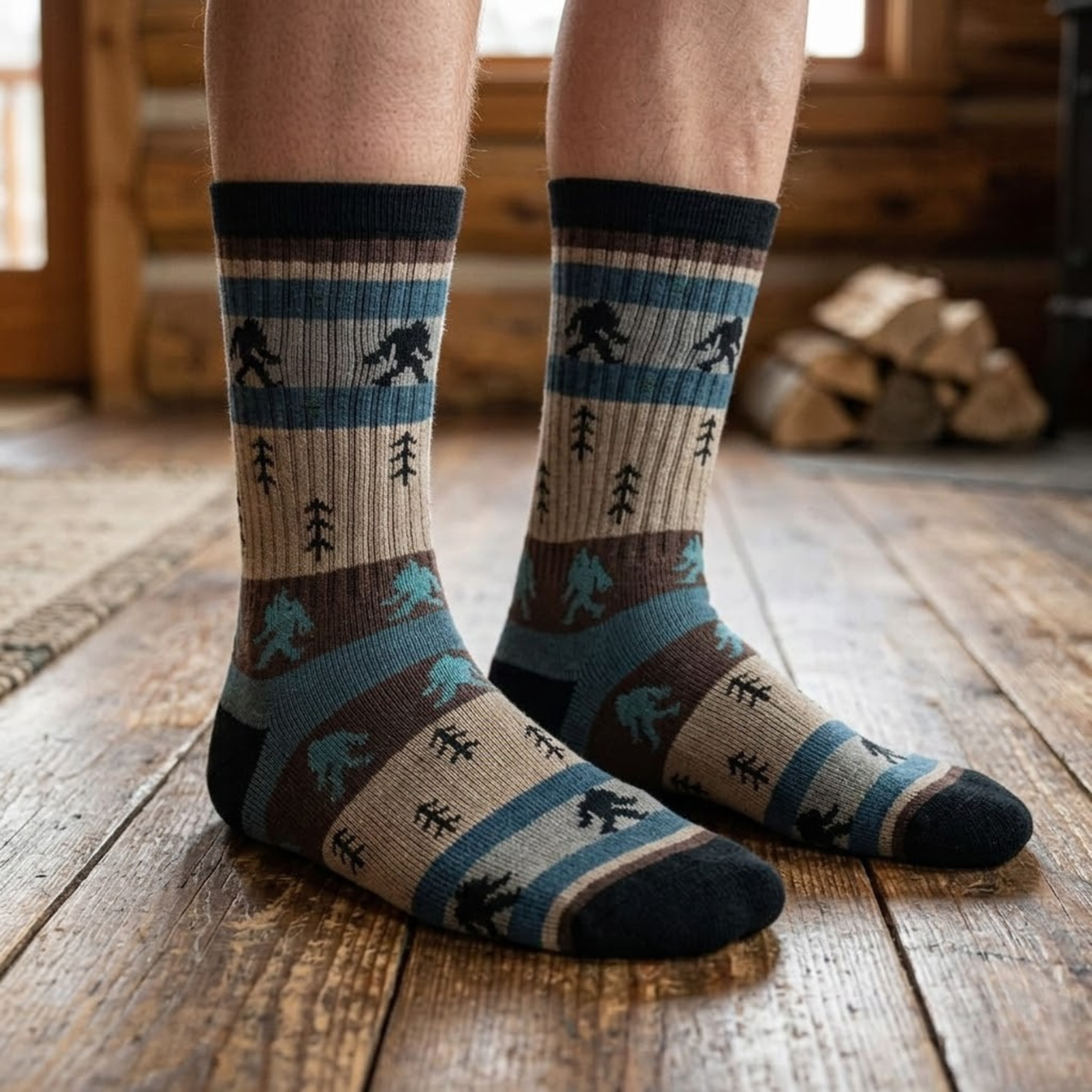 Bigfoot Stripe Socks