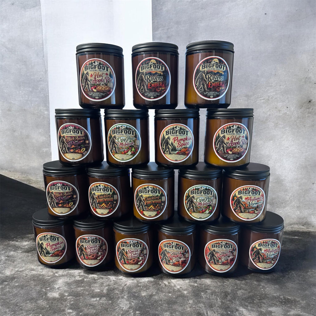 Bigfoot Candles