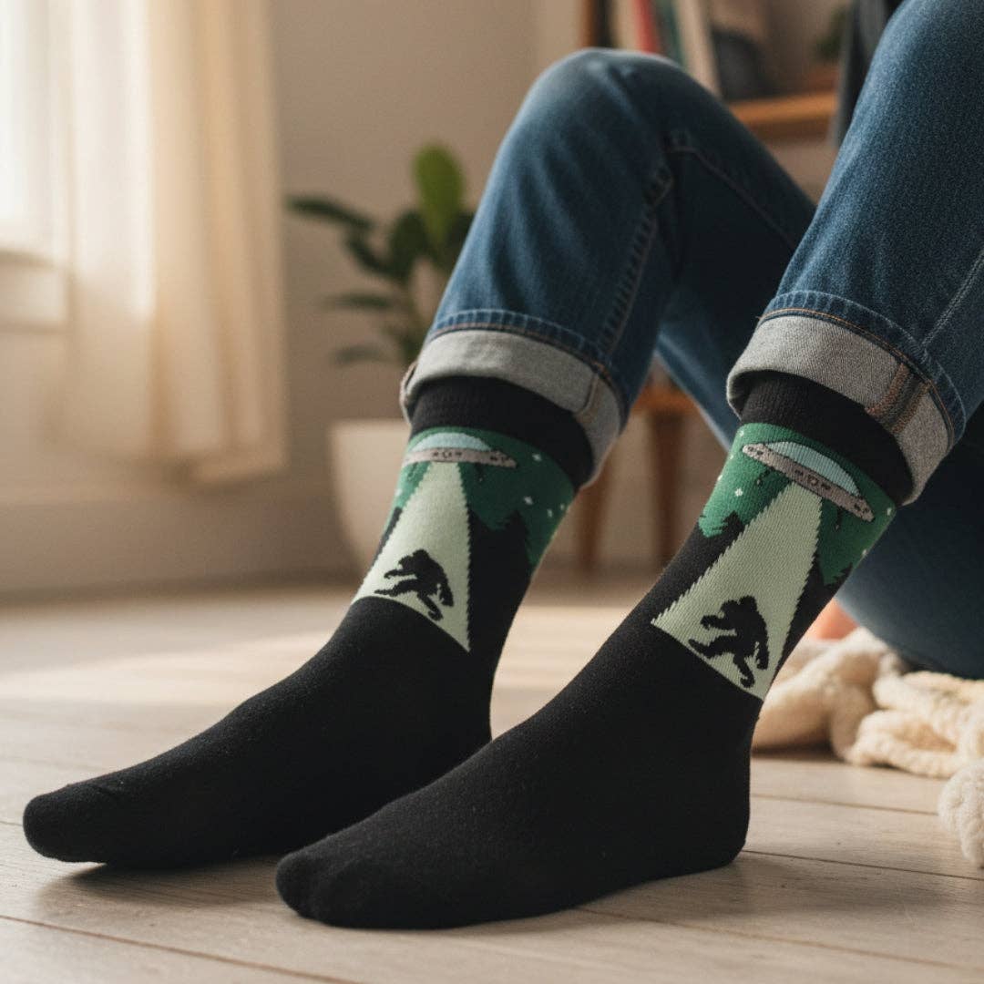 UFO Bigfoot Socks
