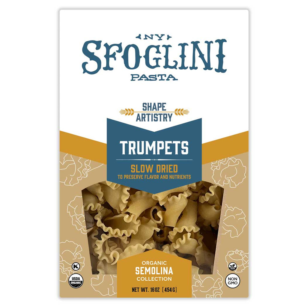 Trumpets, Organic Durum Semolina Pasta