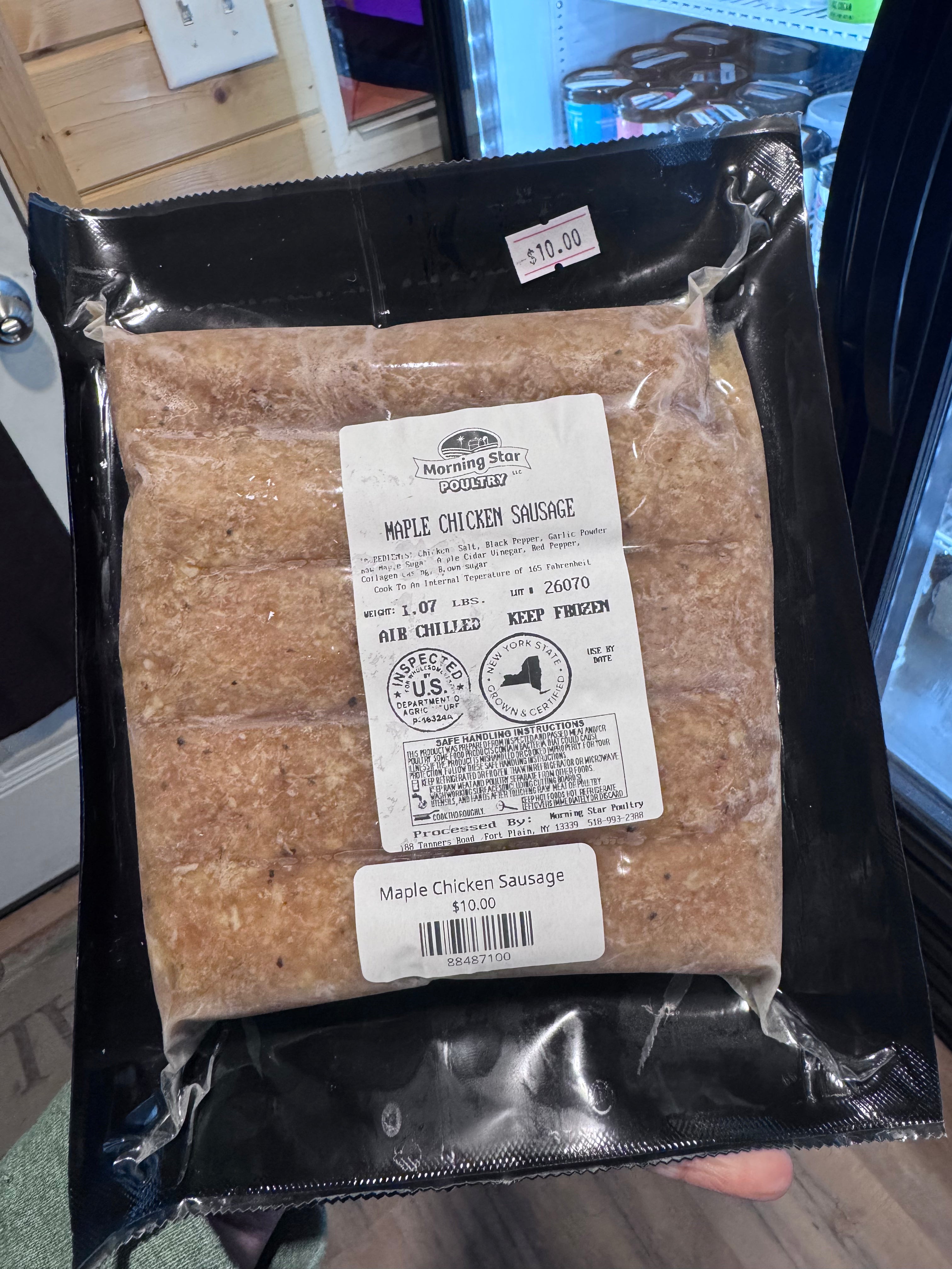 Maple Chicken Sausage