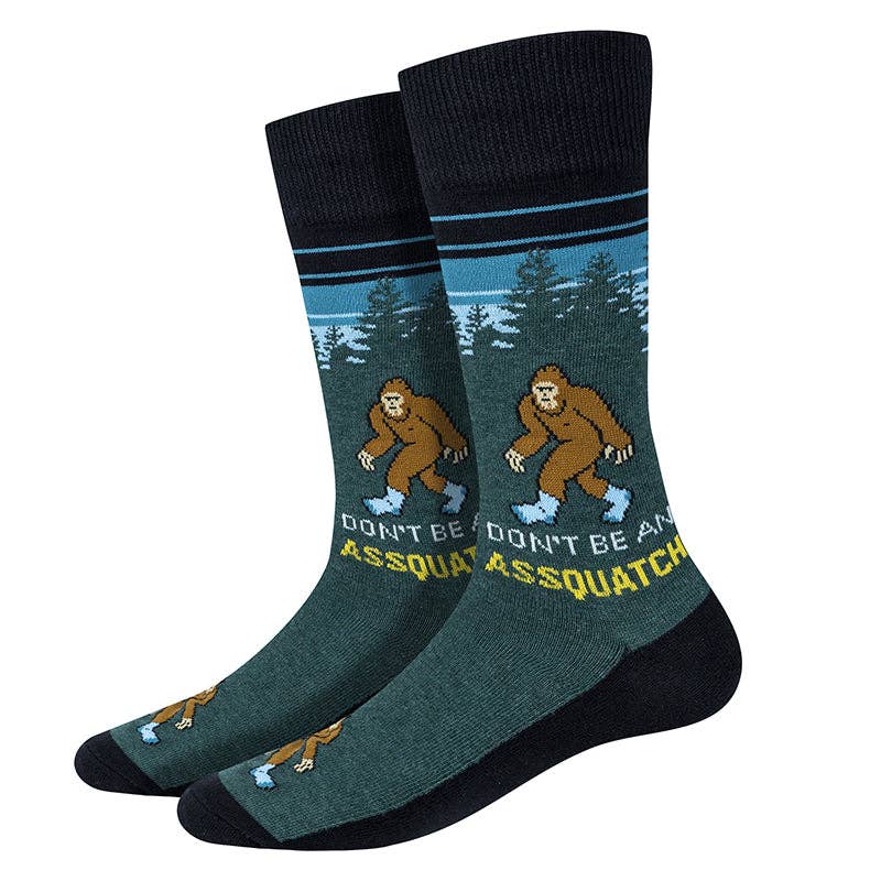 Don't Be An Assquatch Bigfoot Socks